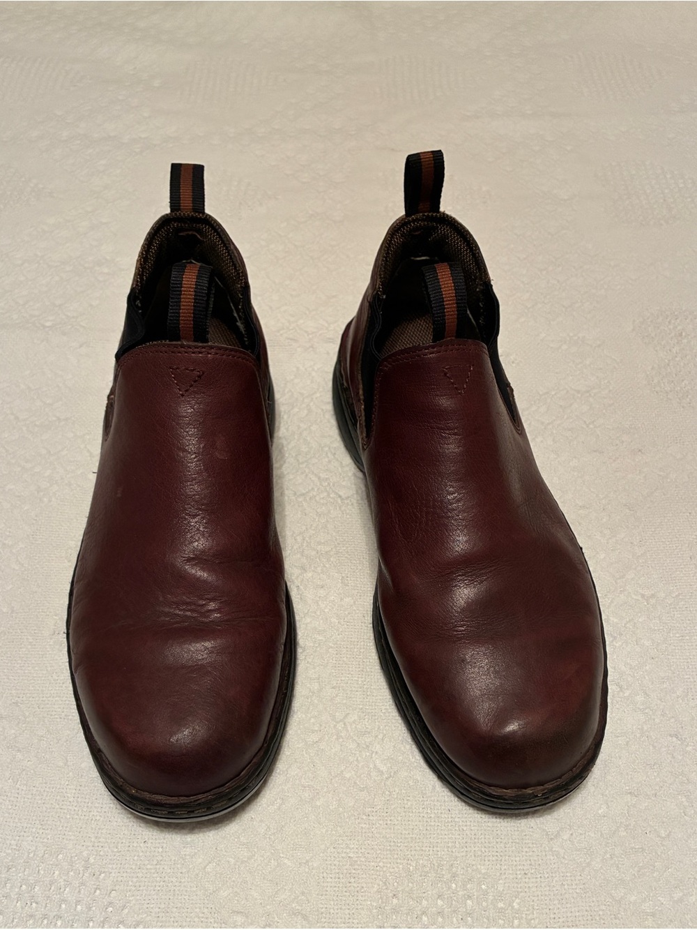 Georgia Boot Men's Slip-On Loafers in Dark Burgundy